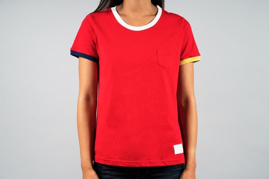 Red Sports Tee Shirts & Tops partners-demo