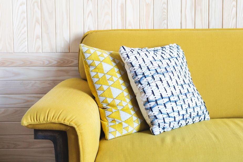 Knitted Throw Pillows Indoor Home Sweet Home
